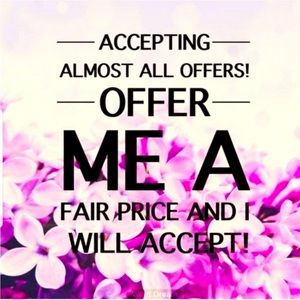 I’m here to SELL… fair offers will be excepted 🥰